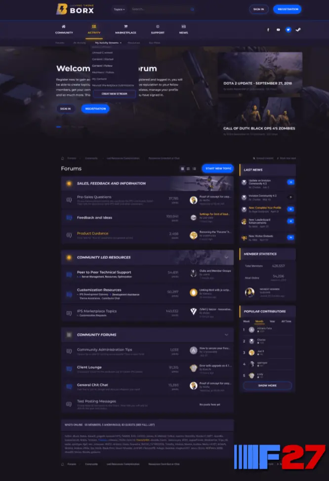 [5318.cm] Borx Gaming Theme