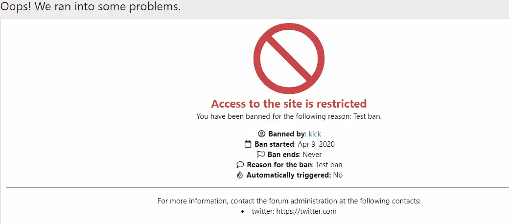 [5318.cm] [MMO] Custom Ban Information