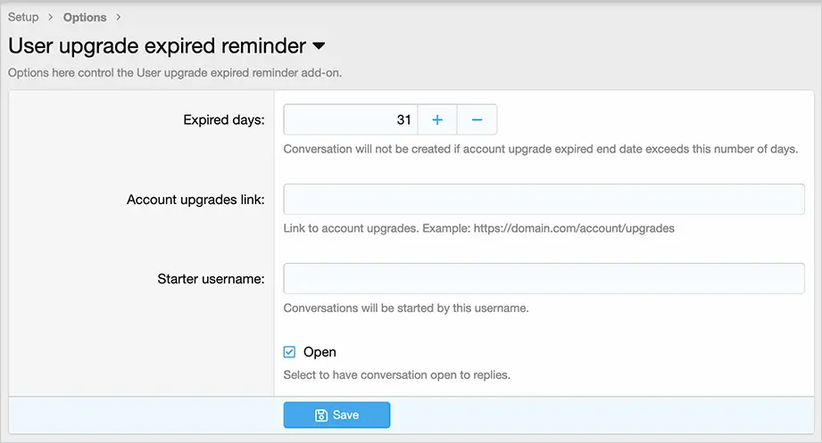 [5318.cm] Andy User upgrade expired reminder