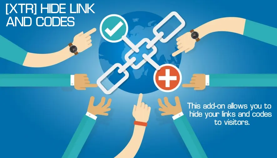 [5318.cm] [XTR] Hide Links and Codes