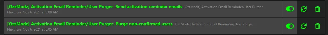 [5318.cm] [OzzModz] Activation Reminder & User Purger