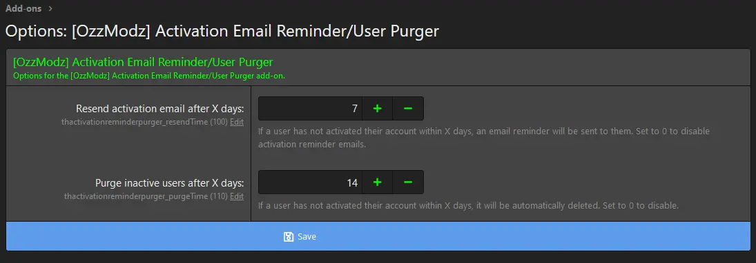 [5318.cm] [OzzModz] Activation Reminder & User Purger