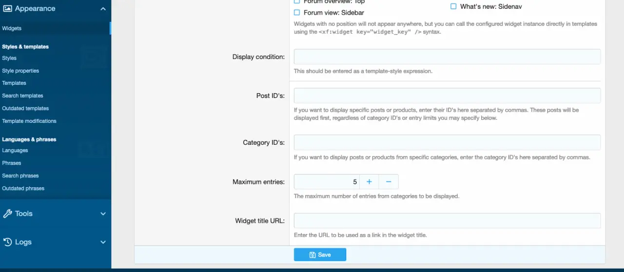 [5318.cm] WordPress Latest Posts + Category Widget