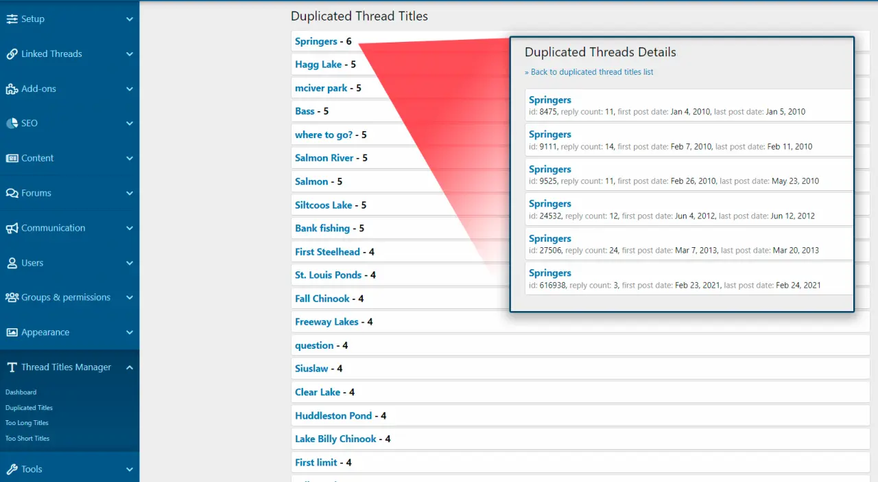 [5318.cm] Thread Titles Manager