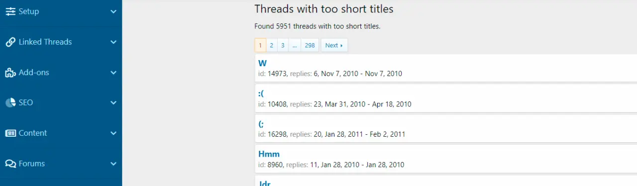 [5318.cm] Thread Titles Manager