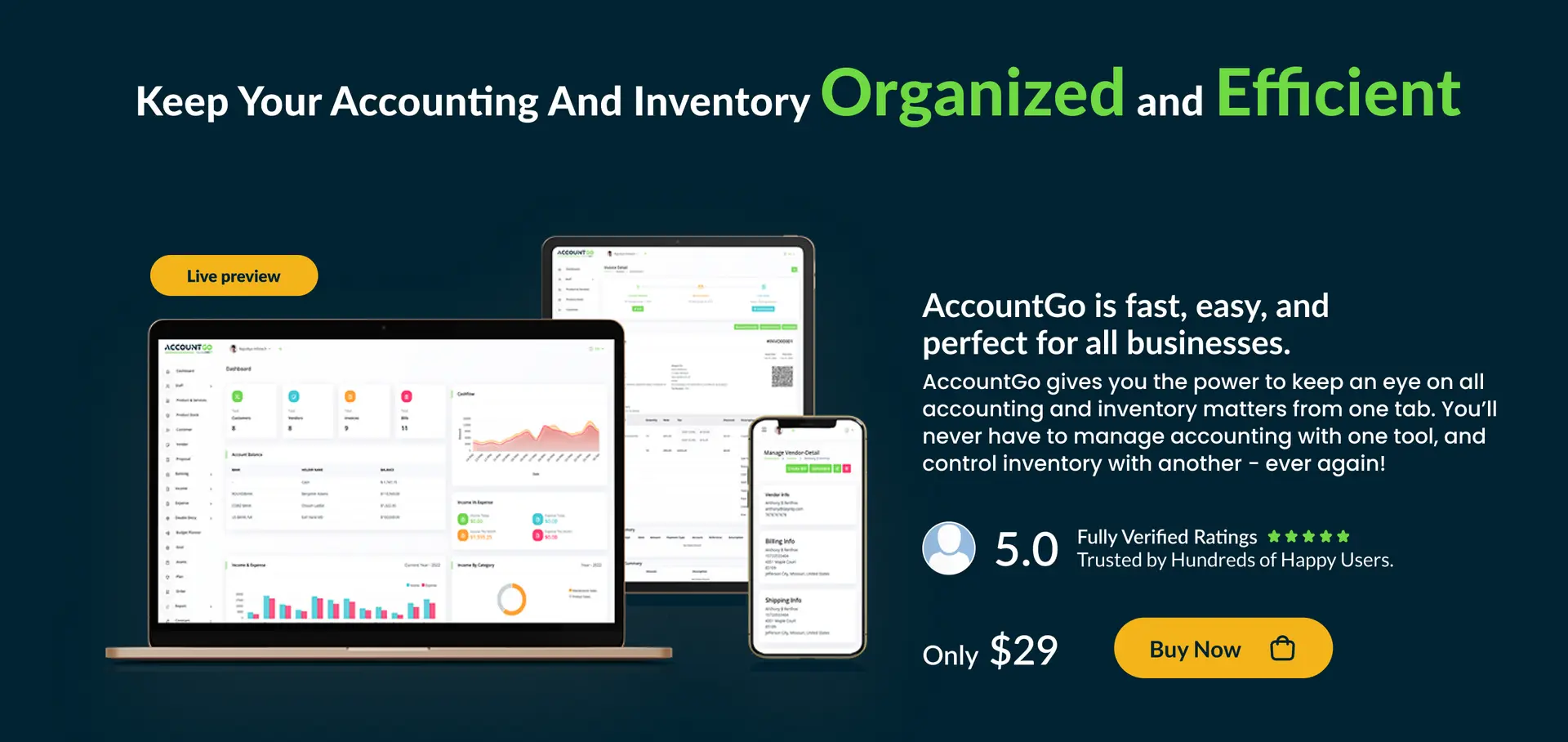 [5318.cm] AccountGo SaaS - Accounting and Billing Tool