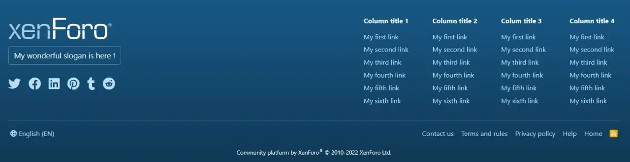[5318.cm] Footer Pro