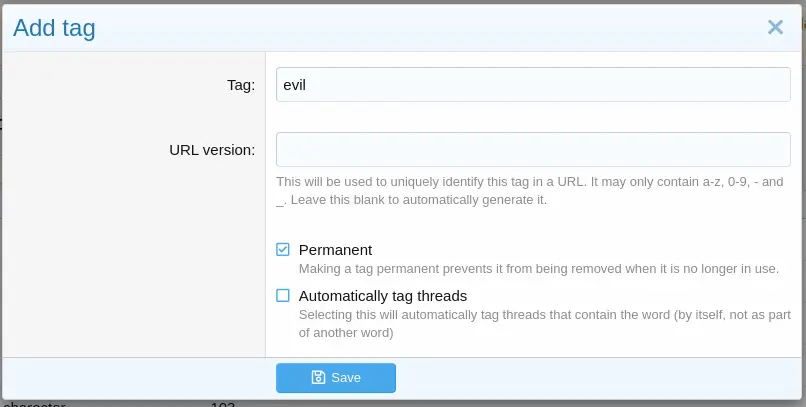 [5318.cm] Thread Tagging Improvements