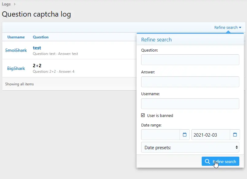 [5318.cm] [OzzModz] Store Captcha Questions/Answers