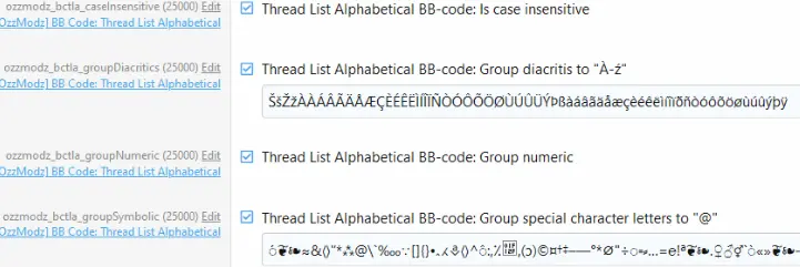 [5318.cm] [OzzModz] BB Code: Thread List Alphabetical