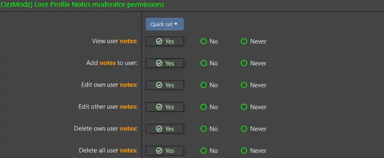 [5318.cm] [OzzModz] User Profile Notes
