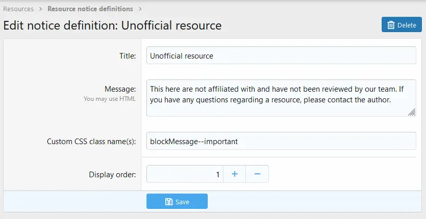 [5318.cm] [OzzModz] XFRM: Resource Notice