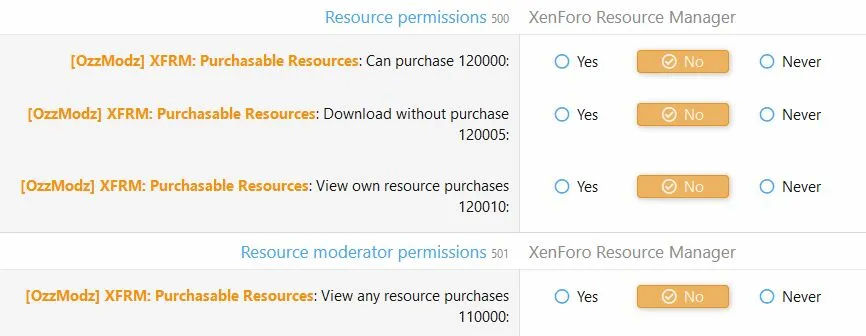 [5318.cm] [OzzModz] XFRM: Purchasable Resources