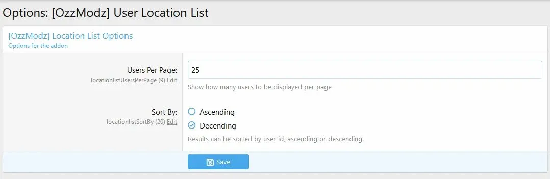 [5318.cm] [OzzModz] User Location List
