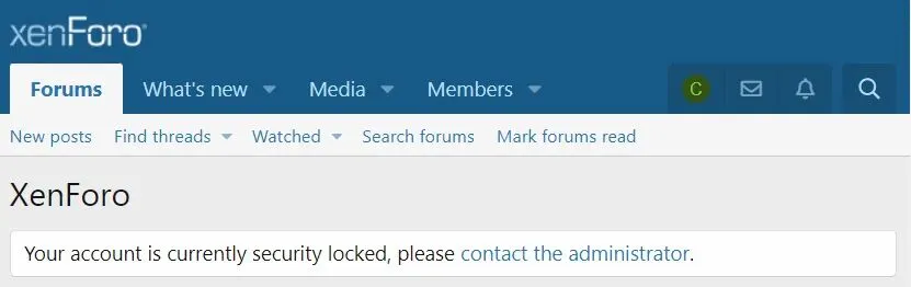 [5318.cm] Security Lock: User must contact admin