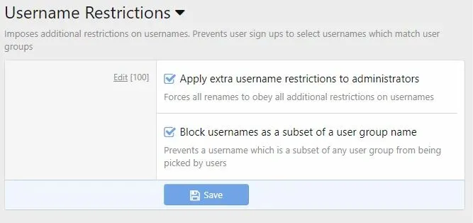 [5318.cm] Username Restrictions