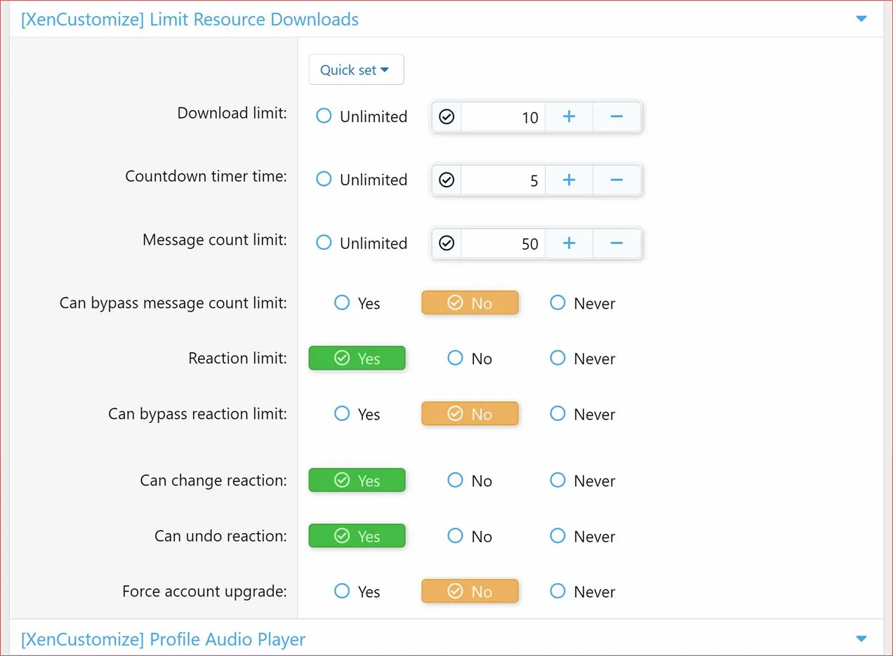 [5318.cm] [XenCustomize] Limit Resource Downloads