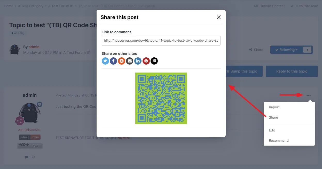 [5318.cm] QR Code Share Service