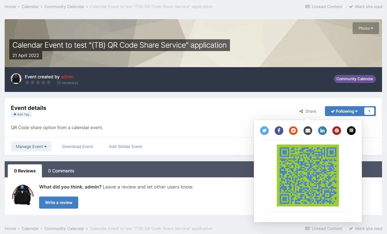 [5318.cm] QR Code Share Service