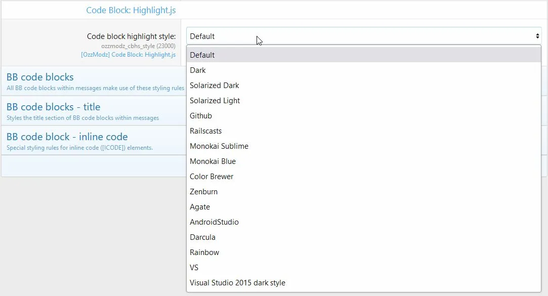 [5318.cm] [XB] Code Block: Highlight.js