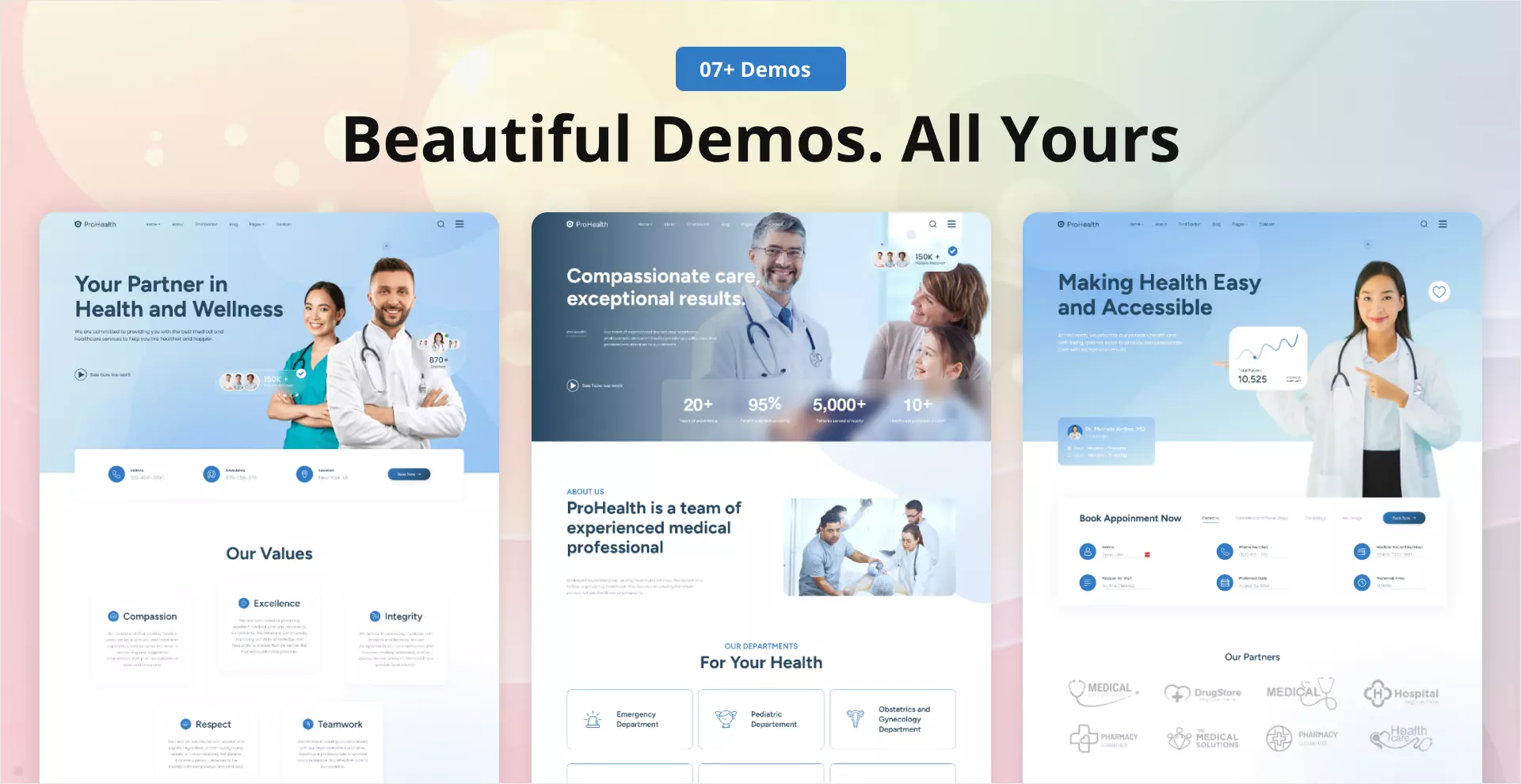 [5318.cm] Prohealth - Medical and Healthcare Laravel CMS With Live Page Builder
