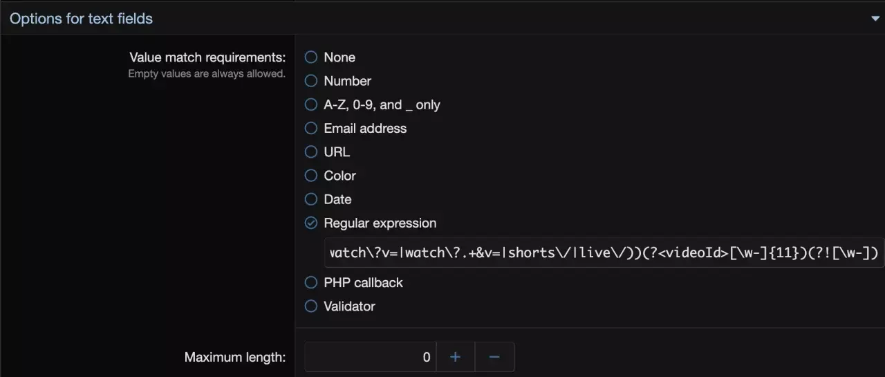 [5318.cm] [vbresults.com] Custom Field Regex Capture