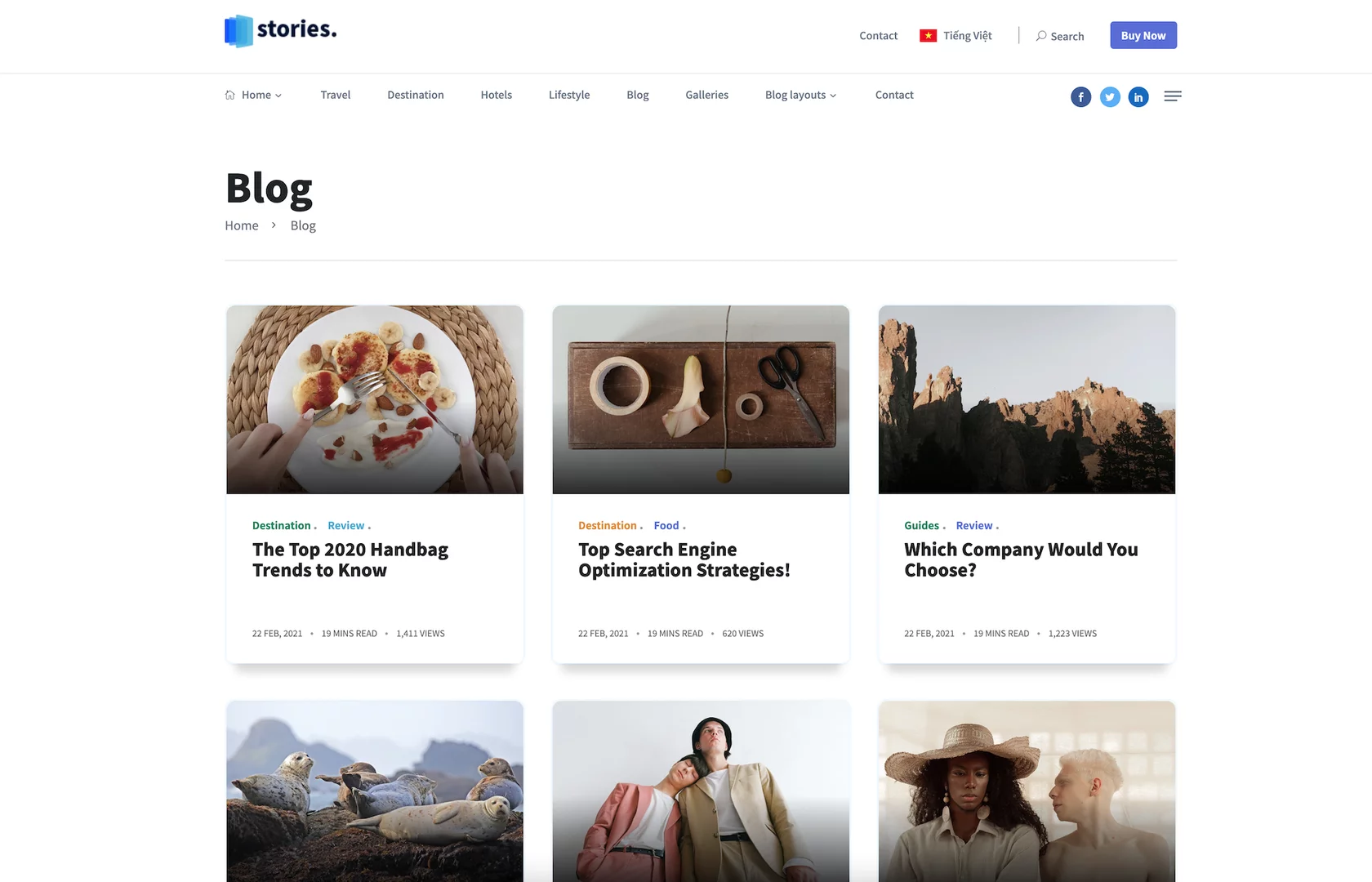 [5318.cm] Stories - Laravel Creative Multilingual Blog