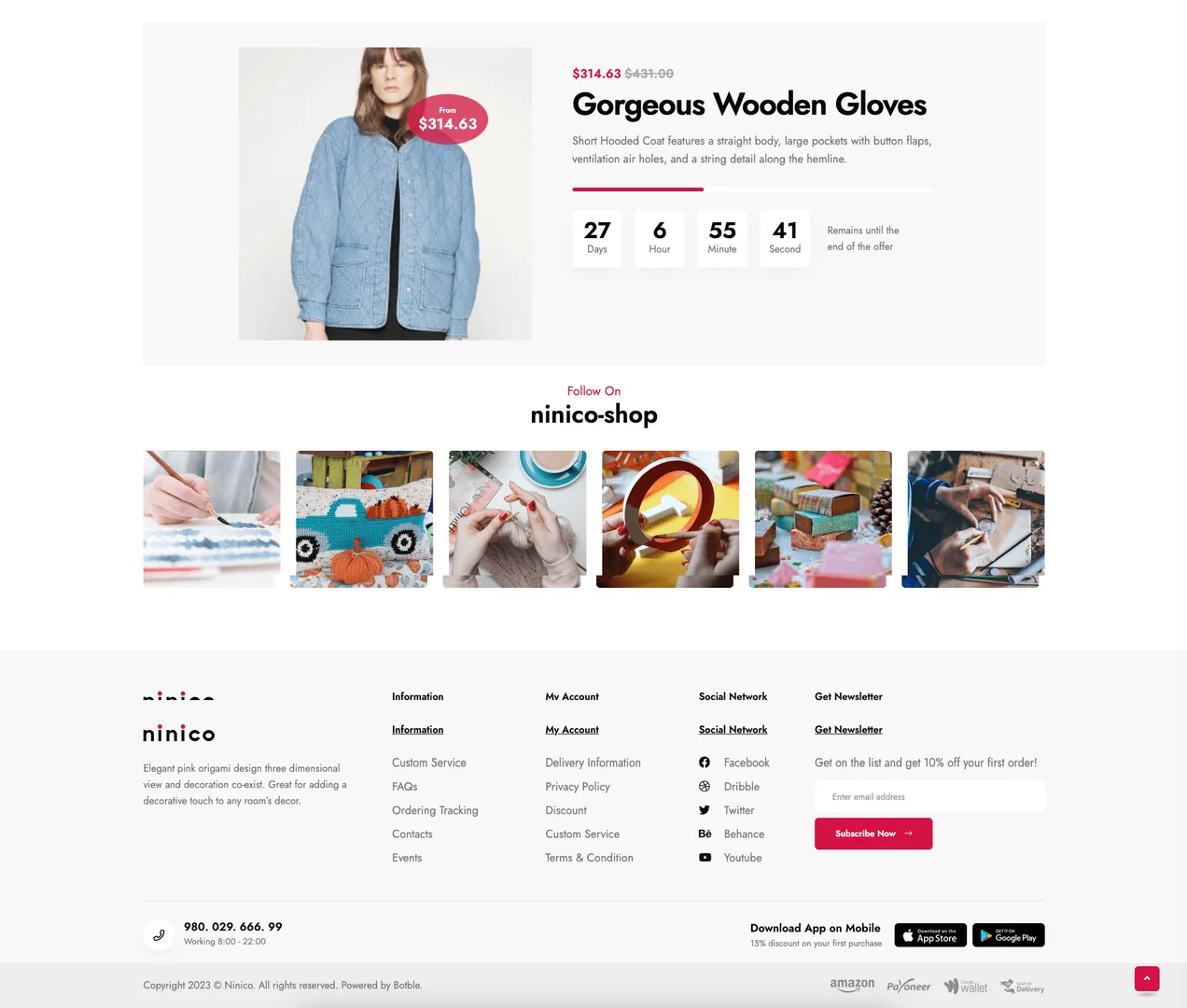 [5318.cm] Ninico - Minimal Laravel eCommerce Shop
