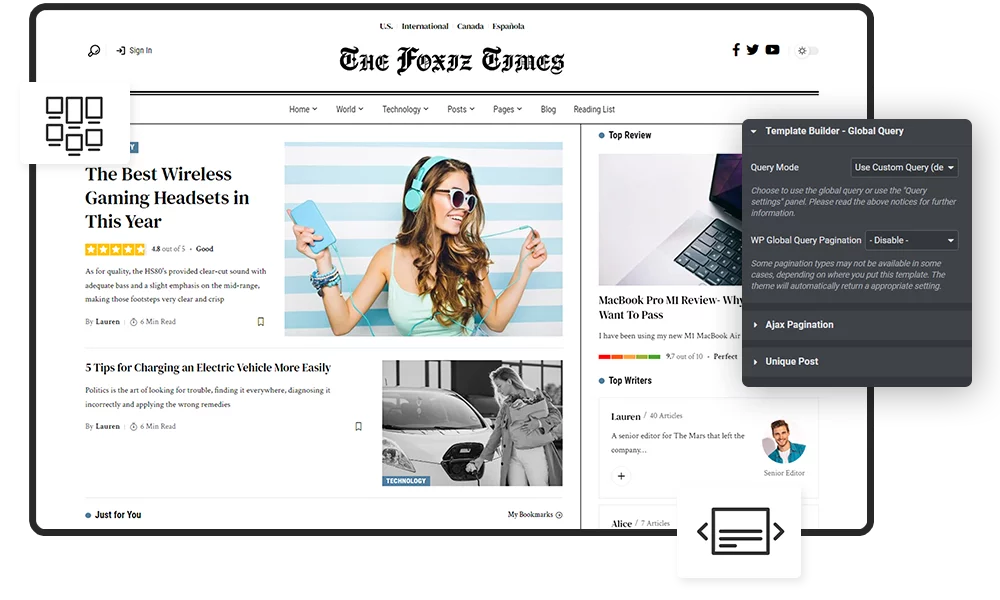 [5318.cm] Foxiz - Newspaper News & Magazine WordPress
