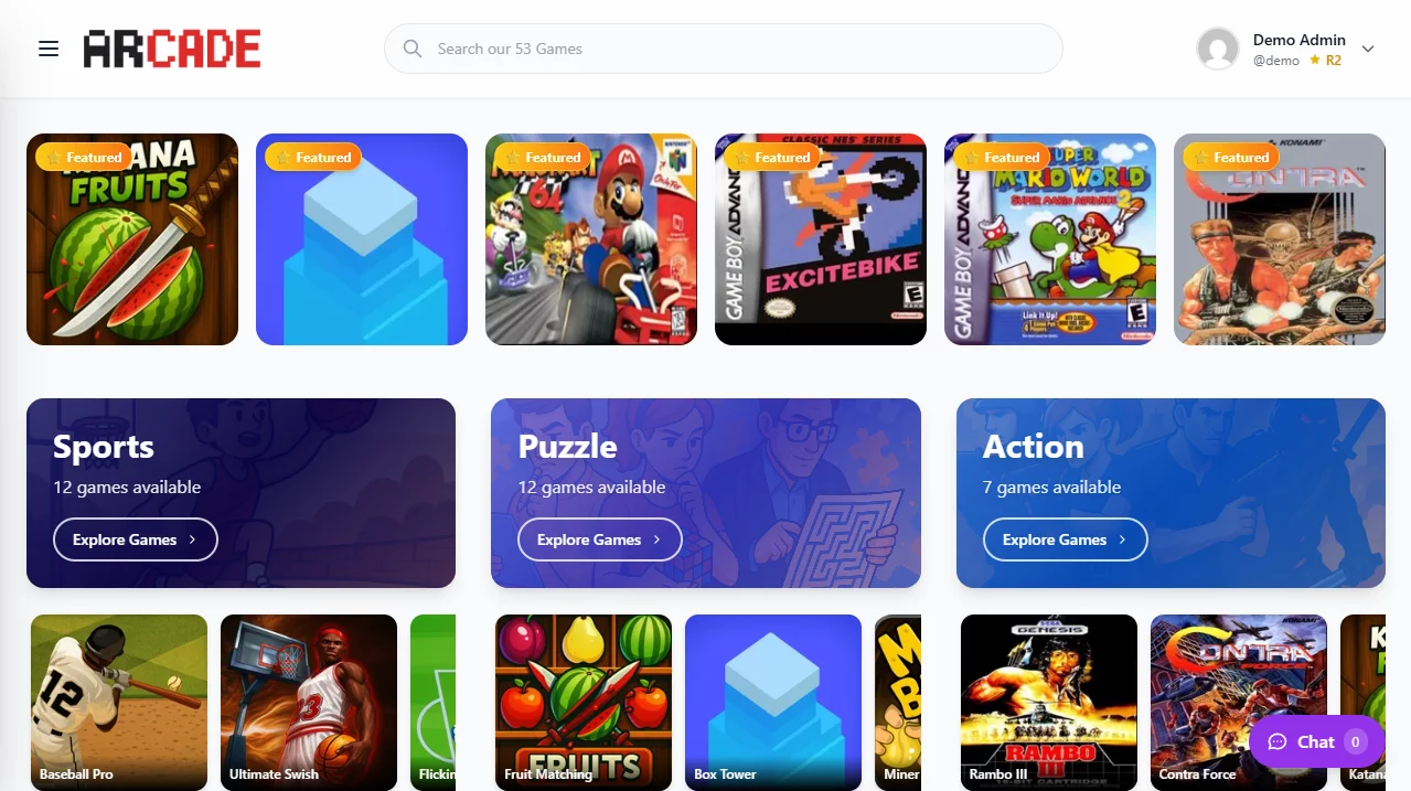 [5318.cm] Arcade - Advanced Arcade Gaming Platform