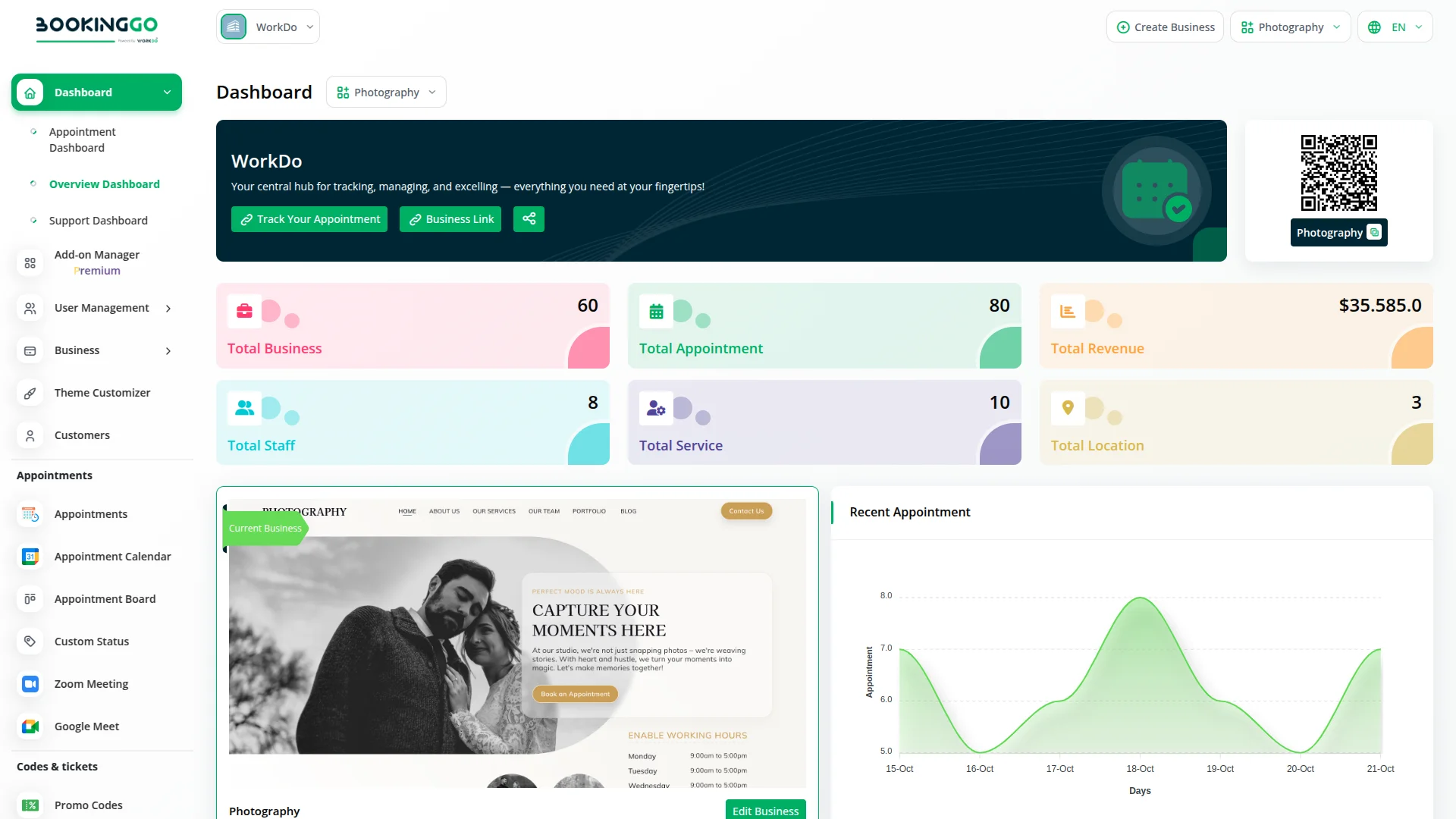[5318.cm] BookingGo SaaS - Multi Business Appointment Booking and Scheduling