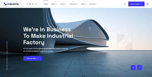 [5318.cm] Industrie - Factory & Industry WordPress Theme