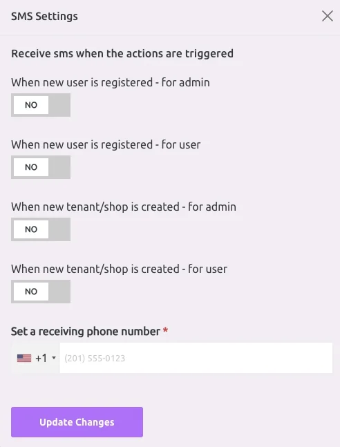[5318.cm] SMS Gateway Plugin - Nazmart Multi-Tenancy eCommerce Platform (SAAS)
