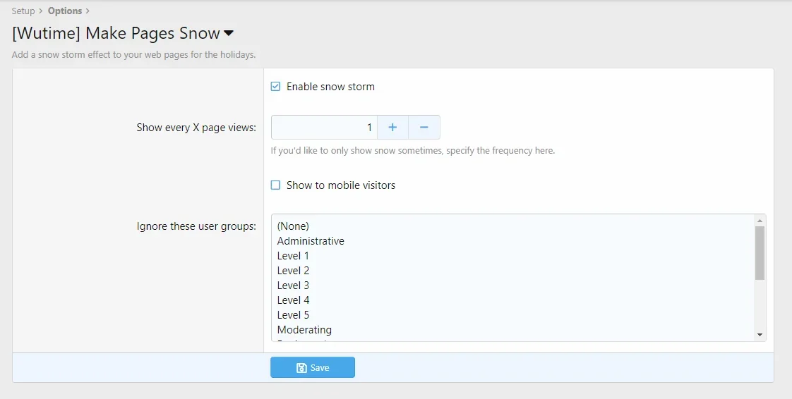 [5318.cm] Snow Storm Effect