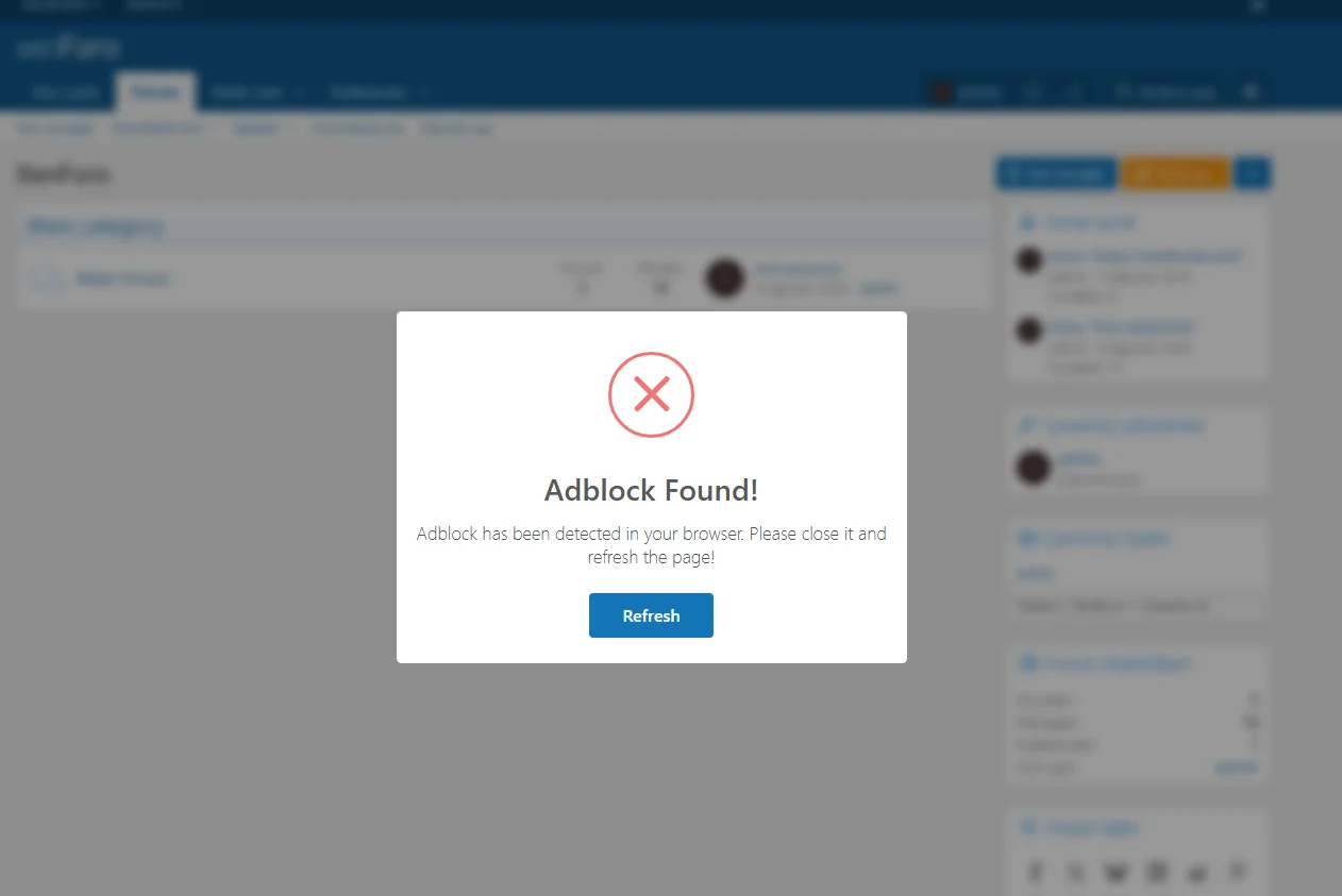 [XT] Adblock Dedector