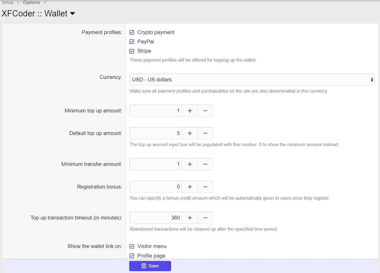 [5318.cm] XFCoder :: On-Site Wallet