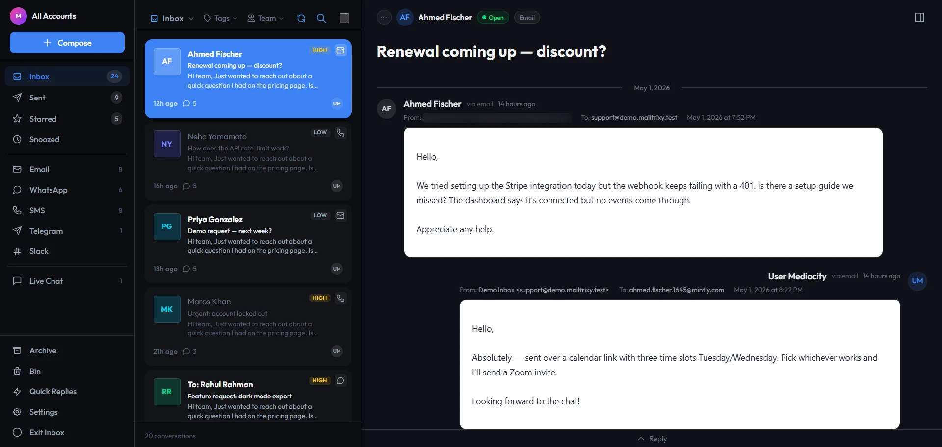 [5318.cm] MailTrixy – AI-Powered Email Bot & Auto Responder SaaS