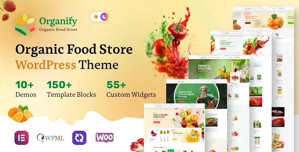 [5318.cm] Organify - Organic Food Products WordPress Theme
