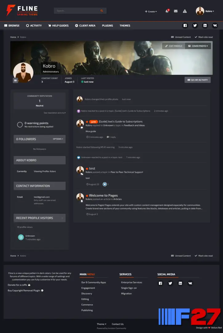 [5318.cm] FLine - High quality theme
