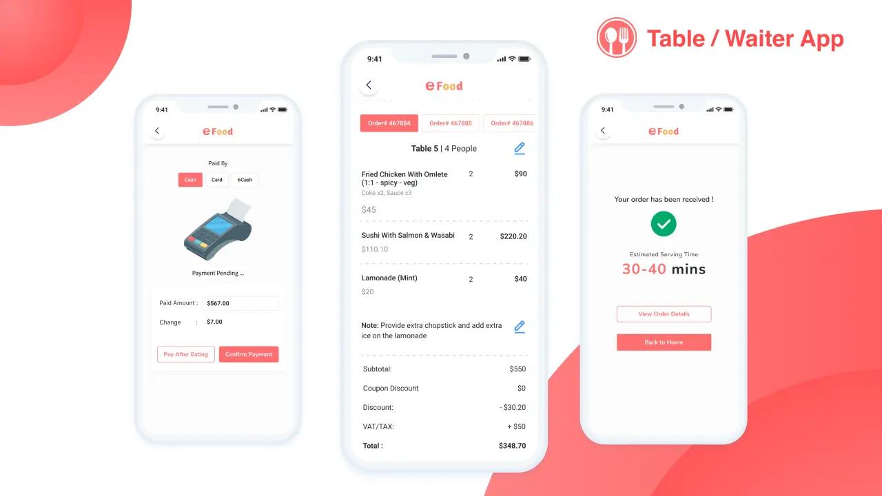 [5318.cm] eFood - Table/Waiter App