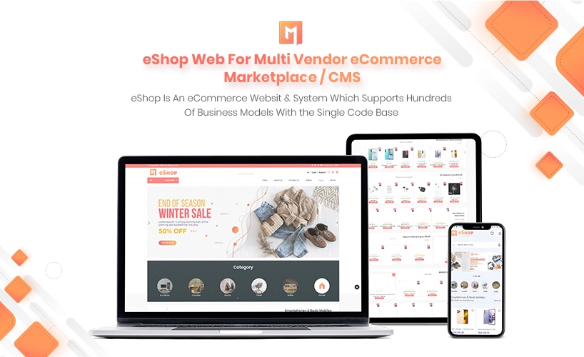 [5318.cm] eShop Web - Multi Vendor eCommerce Marketplace / CMS