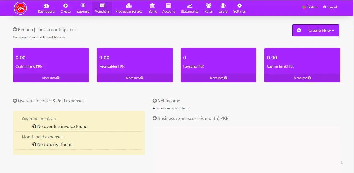 [5318.cm] Bedana - Selling, Purchasing and Invoicing application