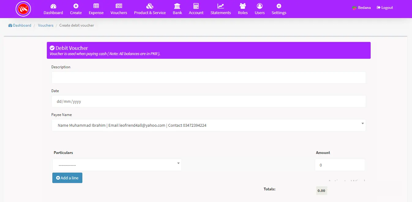 [5318.cm] Bedana - Selling, Purchasing and Invoicing application