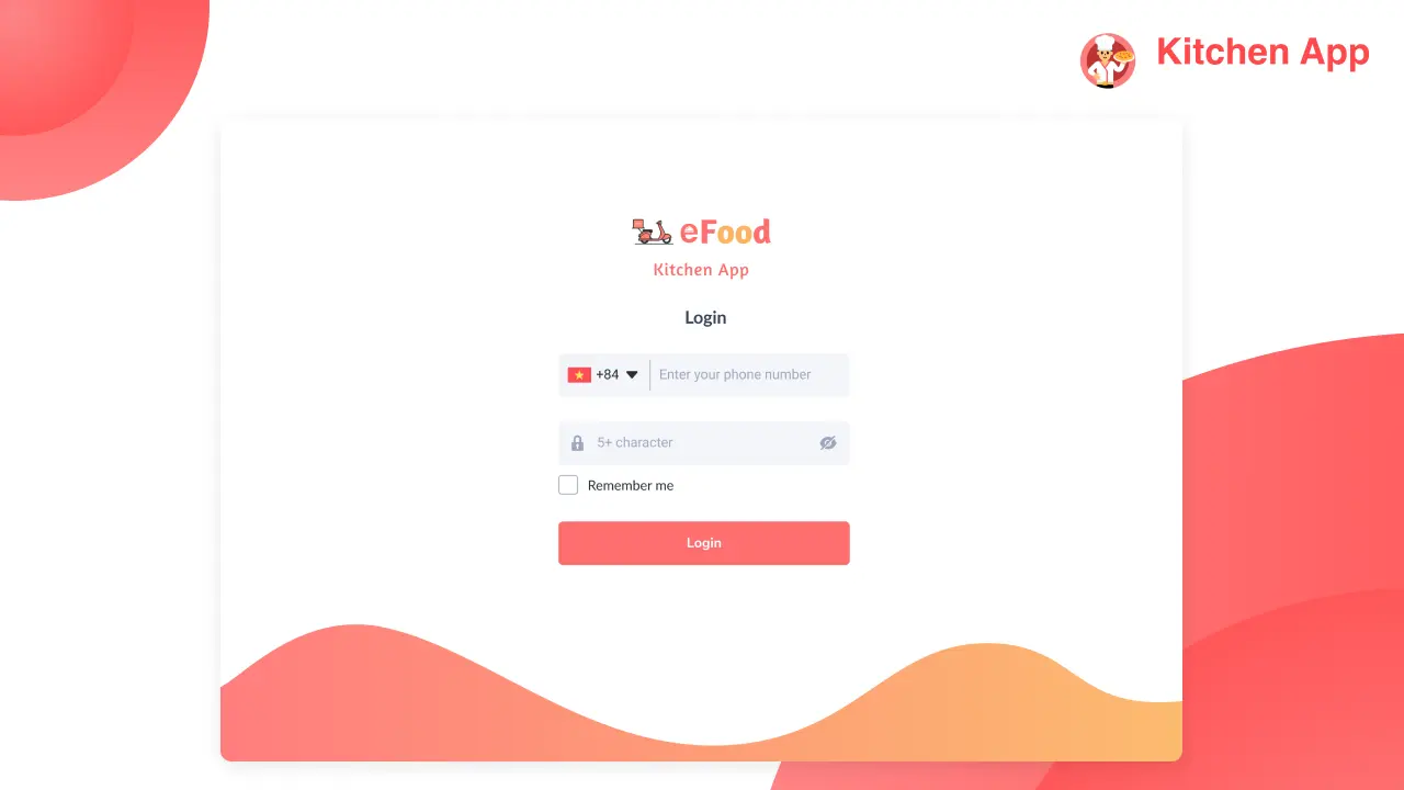 [5318.cm] eFood - Kitchen/Chef App