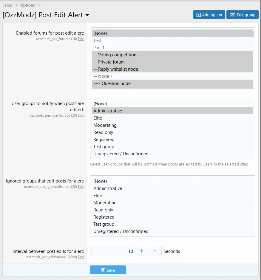 [5318.cm] [OzzModz] Post Edit Alert