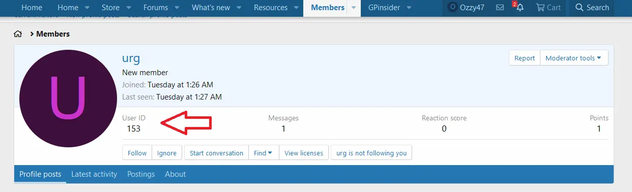 [5318.cm] [OzzModz] User ID on Postbit & Membercard