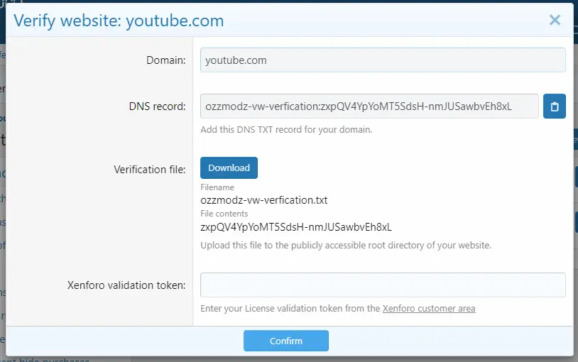 [5318.cm] [OzzModz] Website Verification